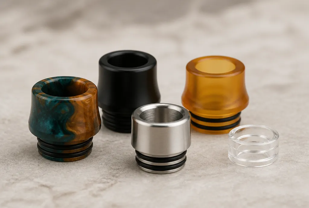 Drip tip 810, mesures, compatibilité et matières à connaître